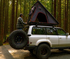 The SquatchBox™ Triangle Aluminum Rooftop Tent