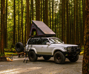 The SquatchBox™ Triangle Aluminum Rooftop Tent